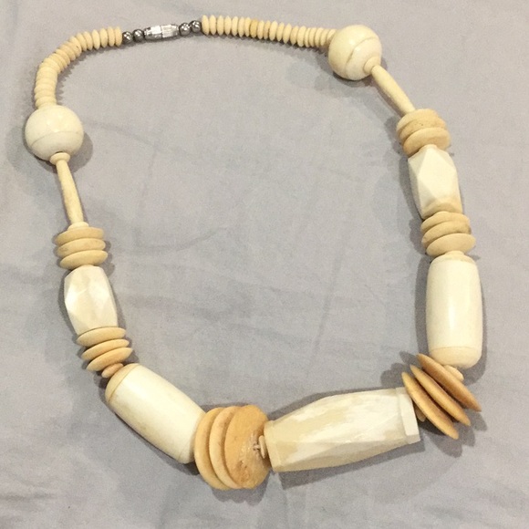 Radiant Vintage Bone Necklace